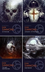 Cykl Hyperion 1-4 PAKIET Dan Simmons Hyperion + Upadek+ Endymion + Triumf - Dan Simmons