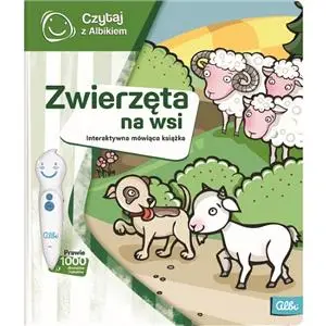 Czytaj z Albikiem książka Zwierzęta na wsi. - Lenka Sadvorova