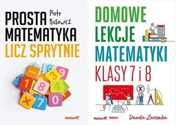 DOMOWE LEKCJE MATEMATYKI KL.7-8 PROSTA METEMATYKA - Piotr Kosowicz