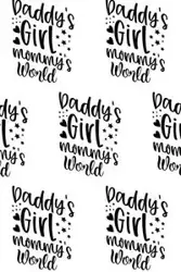 Daddy's Girl, Mommy's World Composition Notebook - Small Ruled Notebook - 6x9 Lined Notebook (Softcover Journal / Notebook / Diary) - Blake Sheba