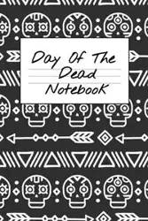 Day Of The Dead Notebook - Amber Heart