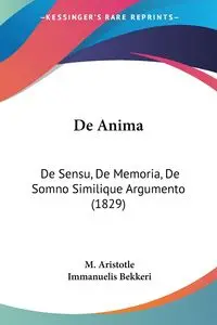 De Anima - Aristotle M.