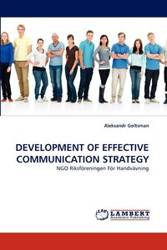 Development of Effective Communication Strategy - Goltsman Aleksandr