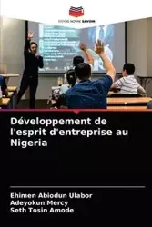 Développement de l'esprit d'entreprise au Nigeria - Ulabor Ehimen Abiodun