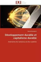 Développement durable et capitalisme durable - BOUDJEMA-R