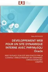 Développement web pour un site dynamique interne avec php/mysql/oracle - RATOVOSON-B