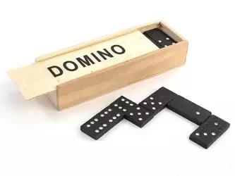 Domino w drewnianym pudełku - ADAR