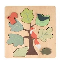 Drewniane puzzle Lisek - Egmont Toys