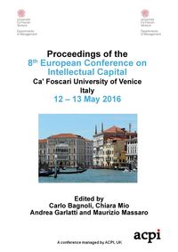 ECIC 2016 - Proceedings of the 8th European Conference  on Intellectual Capital