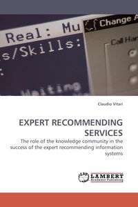 EXPERT RECOMMENDING SERVICES - Claudio Vitari