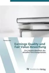 Earnings Quality und Fair Value-Bewertung - Otto Thomas