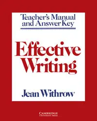 Effective Writing Teacher's Manual - Jean Withrow