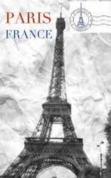 Eiffel Tower Paris black and white  creative blank journal - Michael Huhn Sir