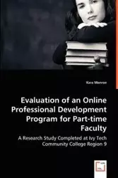 Evaluation of an Online Professional Development Program for Part-time Faculty - Monroe Kara