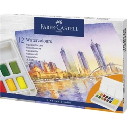 Farby akwarelowe Creative Studio 12 kolorów - Faber Castell