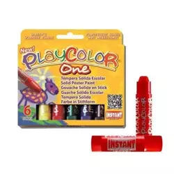 Farby w sztyfcie 6 kolorów - PlayColor