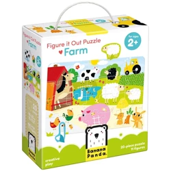 Figure It Out. Puzzle Farm 2+ - Banana Panda