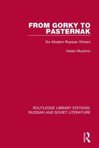 From Gorky to Pasternak - Helen Muchnic