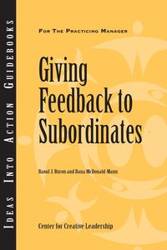 Giving Feedback to Subordinates - Buron Raoul J.