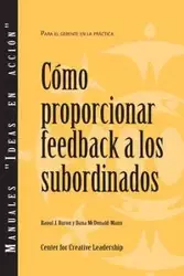 Giving Feedback to Subordinates (Spanish for Latin America) - Buron Raoul  J.