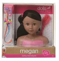 Głowa do stylizacji Megan - Dolls World