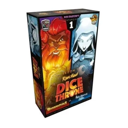 Gra Dice Throne Starcie 1 Barbarzyńca vs. Księżycowa Elfka - Lucky Duck Games