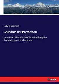 Grundriss der Psychologie - Strümpell Ludwig