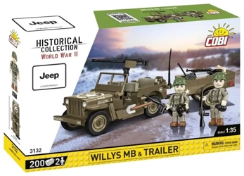 Historical Collection Willys MB&trailer - Cobi