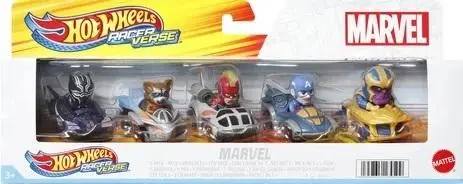 Hot Wheels Marvel Pięciopak - Mattel