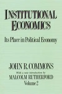 Institutional Economics - Malcolm Rutherford