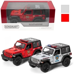 Jeep wrangler policja straż 1:34 - Kinsmart