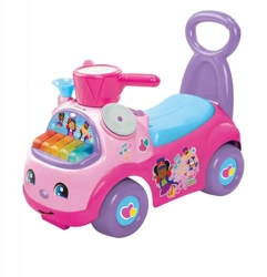 Jeździk Fisher Price Muzyczna Parada różowy - Pulio