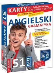 Język angielski. Gramatyka. Karty edukacyjne - Krzysztof Szukalski