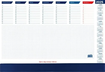 Kalendarz 2025 biuwar mały z listwą - Wokół Nas