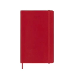 Kalendarz 2025 dzienny L BR scarlet red - Moleskine