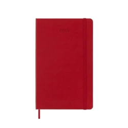 Kalendarz 2025 tygodniowy L TW scarlet red - Moleskine