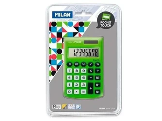 Kalkulator Pocket Touch zielony MILAN