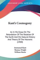 Kant's Cosmogony - Kant Immanuel