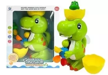 Kąpielowy dinozaur młynek tryskający wodą - Leantoys