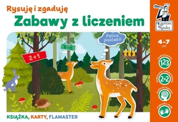 Kapitan Nauka. Zabawy z liczeniem Rysuję i zgaduję - Anna Grabek, Beata Żurawska