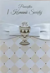 Karnet Komunia Premium B6 + koperta wzór nr 007 - Panorama