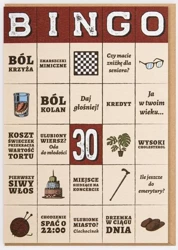 Karnet Urodziny - Bingo 30 lat! - Nadwyraz