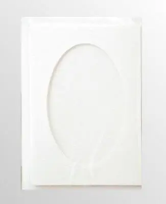 Karta passepartout + koperta białe 5szt - Galeria Hobby