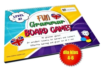 Karty językowe Angielski Fun Grammar Board Games level A1