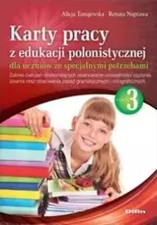 Karty pracy z edukacji polonistycznej cz.3 - Alicja Tanajewska, Renata Naprawa