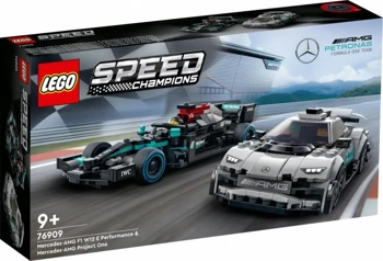 Klocki Speed Champions 76909 Mercedes-AMG F1 W12 E Performance i Mercedes-AMG ONE - LEGO