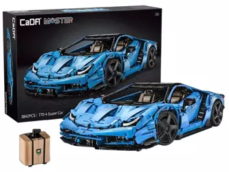 Klocki konstrukcyjne auto sportowe Master 3842el C - Leantoys