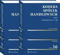 Kodeks spółek handlowych Komentarz Tom 1-2 - Andrzej Kidyba