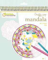 Kolorowanka Graffy Pop Mandala Magia - Avenue Mandarine