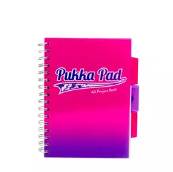 Kołozeszyt Pukka Pad A5 Fusion Project Book różowy - Pukka Pads